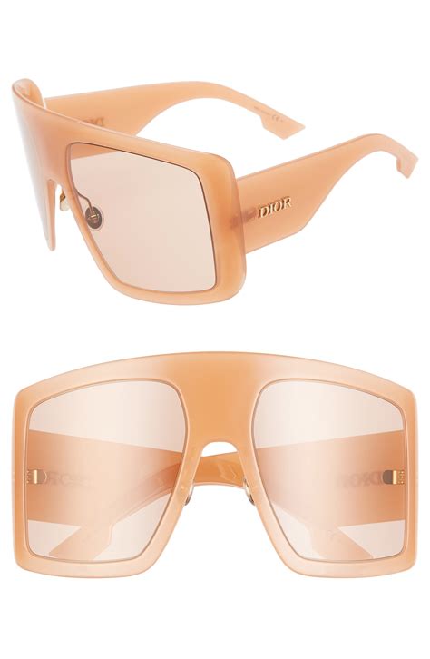 dior pink shield sunglasses|christian dior oversized sunglasses.